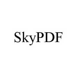 SKYPDF trademark