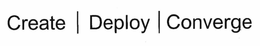 CREATE DEPLOY CONVERGE trademark