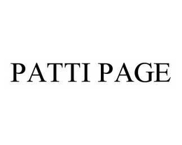 PATTI PAGE trademark