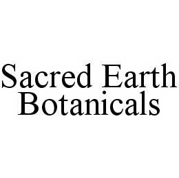 SACRED EARTH BOTANICALS trademark