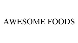 AWESOME FOODS trademark