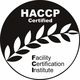 HACCP CERTIFIED FACILITY CERTIFICATION INSTITUTE trademark