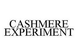 CASHMERE EXPERIMENT trademark