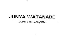 JUNYA WATANABE COMME DES GARCONS trademark