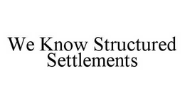 WE KNOW STRUCTURED SETTLEMENTS trademark