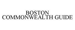 BOSTON COMMONWEALTH GUIDE trademark