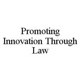 PROMOTING INNOVATION THROUGH LAW trademark