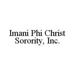 IMANI PHI CHRIST SORORITY, INC. trademark