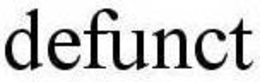 DEFUNCT trademark