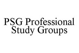 PSG PROFESSIONAL STUDY GROUPS trademark