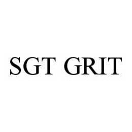 SGT GRIT trademark