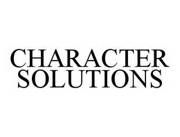 CHARACTER SOLUTIONS trademark