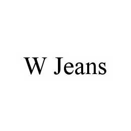 W JEANS trademark