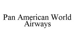 PAN AMERICAN WORLD AIRWAYS trademark