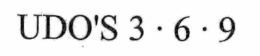 UDO'S 3 · 6 · 9 trademark