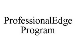 PROFESSIONALEDGE PROGRAM trademark