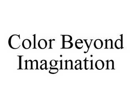 COLOR BEYOND IMAGINATION trademark
