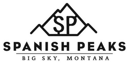 SP SPANISH PEAKS BIG SKY, MONTANA trademark