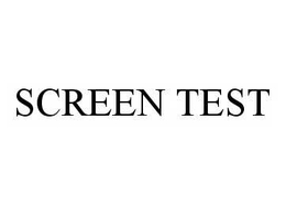 SCREEN TEST trademark