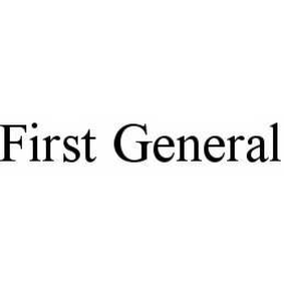 FIRST GENERAL trademark