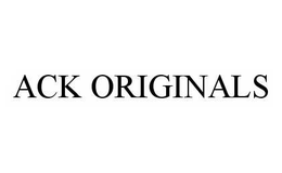 ACK ORIGINALS trademark