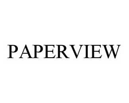 PAPERVIEW trademark