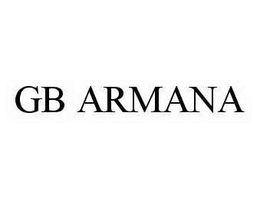 GB ARMANA trademark