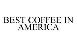 BEST COFFEE IN AMERICA trademark