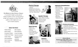 APEX PHYSICAL THERAPY trademark