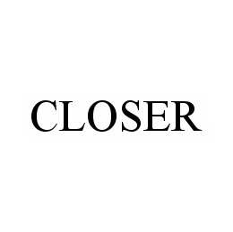 CLOSER trademark
