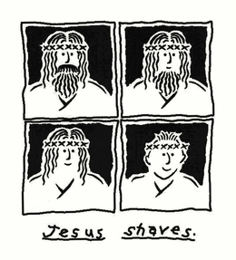 JESUS SHAVES trademark