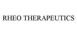 RHEO THERAPEUTICS trademark