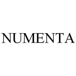 NUMENTA trademark