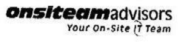 ONSITEAMADVISORS YOUR ON-SITE IT TEAM trademark