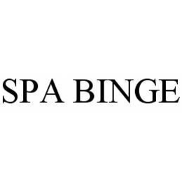 SPA BINGE trademark
