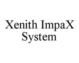 XENITH IMPAX SYSTEM trademark