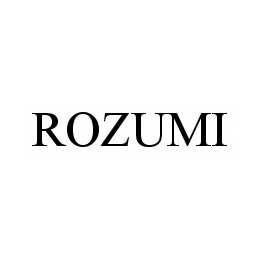 ROZUMI trademark