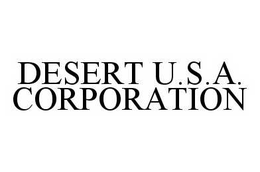 DESERT U.S.A. CORPORATION trademark