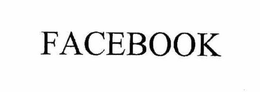 FACEBOOK trademark