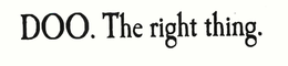 DOO. THE RIGHT THING. trademark
