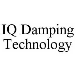 IQ DAMPING TECHNOLOGY trademark