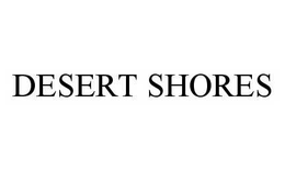 DESERT SHORES trademark