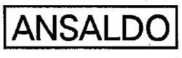 ANSALDO trademark