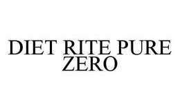 DIET RITE PURE ZERO trademark