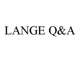 LANGE Q&A trademark