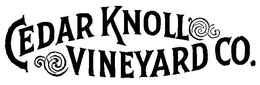 CEDAR KNOLL VINEYARD CO. trademark