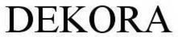 DEKORA trademark
