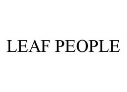 LEAF PEOPLE trademark