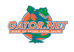 GATOR.NET WHERE THE GATORS GROWL ONLINE trademark