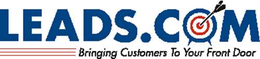 LEADS.COM BRINGING CUSTOMERS TO YOUR FRONT DOOR trademark